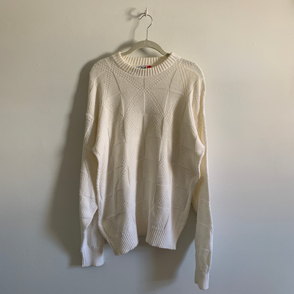 Sardi White Knit sweater